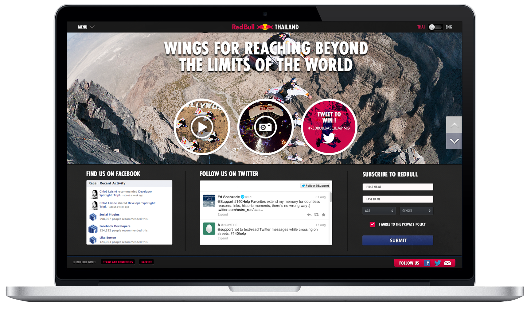 Red Bull Thailand Campaign.